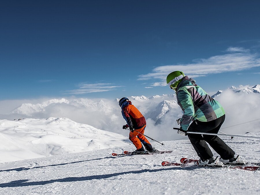 Skifahren in Davos