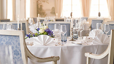 Althoff Hotel Fürstenhof Celle Tagungen und Veranstaltungen Private Feiern Hochzeiten Blauer Salon