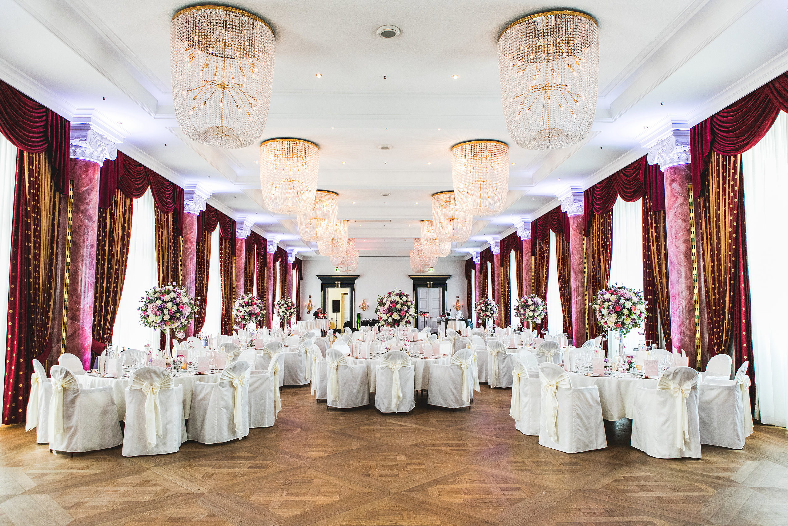 Althoff Grandhotel Schloss Bensberg Tagungen und Veranstaltungen Ballsaal für Hochzeit